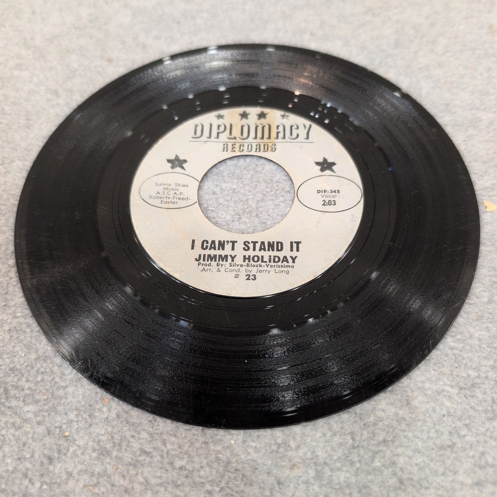 Jimmy Holiday I've Been Done Wrong I Can't Stand It Diplomacy Records 23 45 RPM - Picture 3 of 4